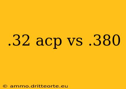 .32 acp vs .380