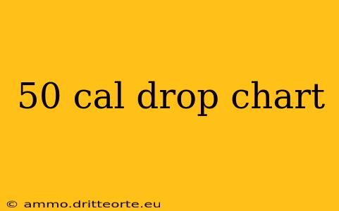 50 cal drop chart