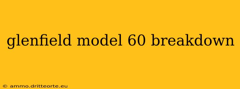 glenfield model 60 breakdown