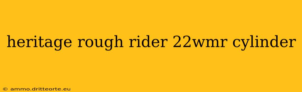 heritage rough rider 22wmr cylinder