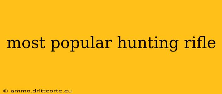 most popular hunting rifle