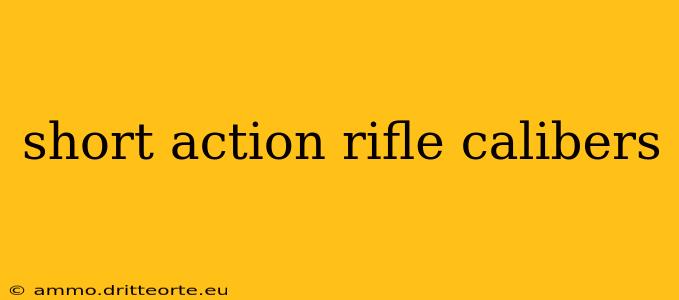 short action rifle calibers